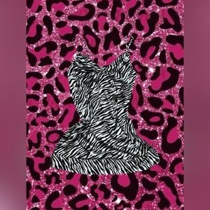 2010s Victoria’s Secret Zebra print lingerie slip